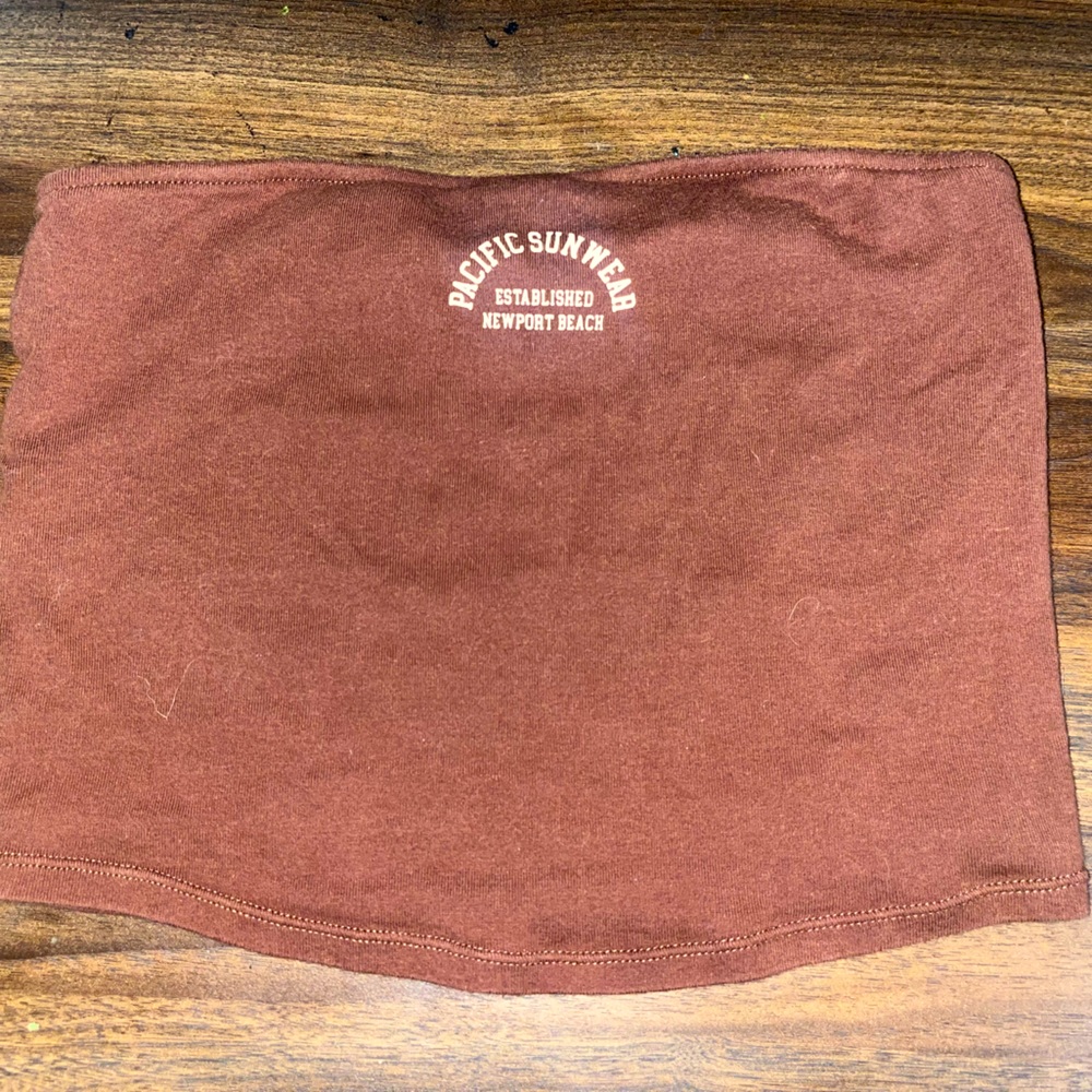 brown pacsun tube top
